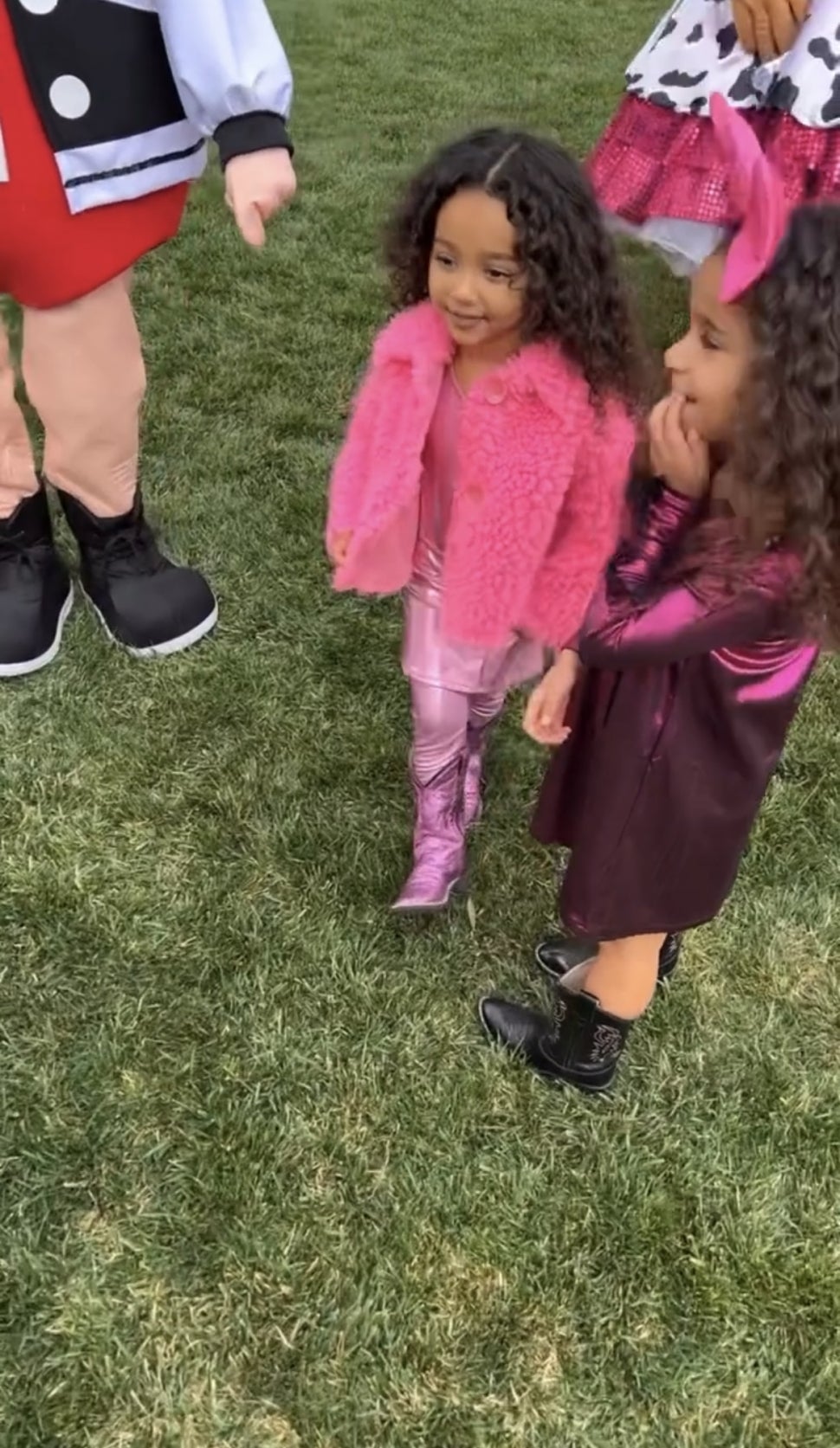 Kanye West Spotted at Daughter Chicago's 4th Birthday Party